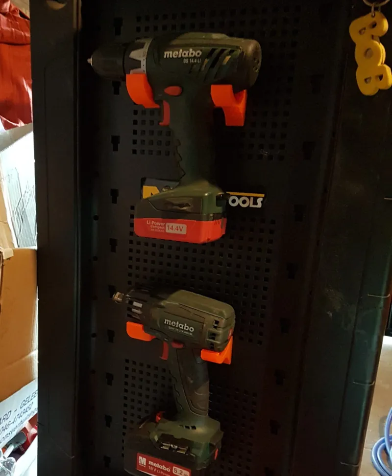 Cordless drill holder
