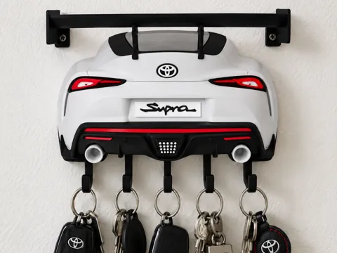 Llavero: Toyota GR Supra MK5 – Support mural porte-clés — referencia de MakerWorld