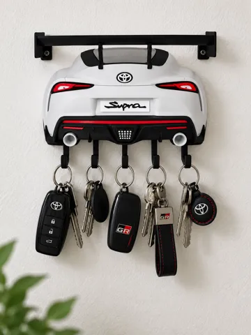Llavero: Toyota GR Supra MK5 – Support mural porte-clés — vista de referencia 3