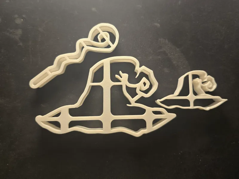 Berserk Cookie Cutter - Schierke Staff and Hat