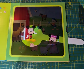 Lampe magique pour livre enfant