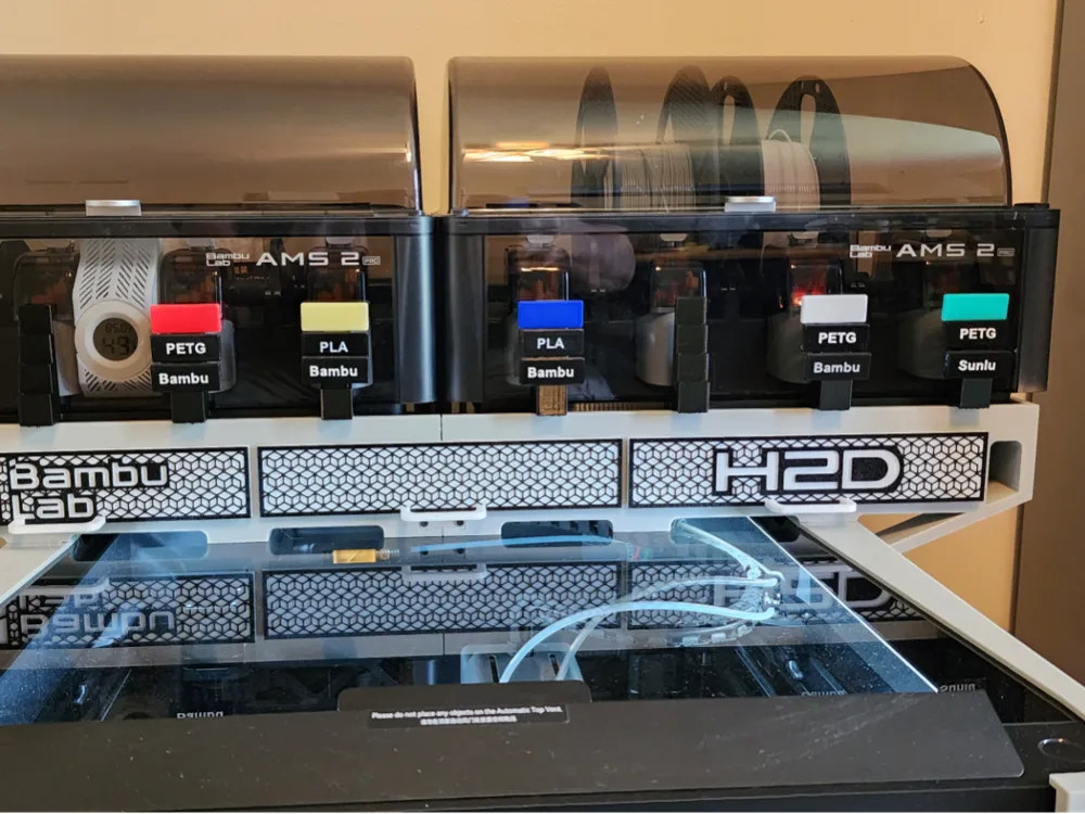 Generator Label Riser Filament Labels for H2D Riser by fay3dlab by SunsetRider MakerWorld ...