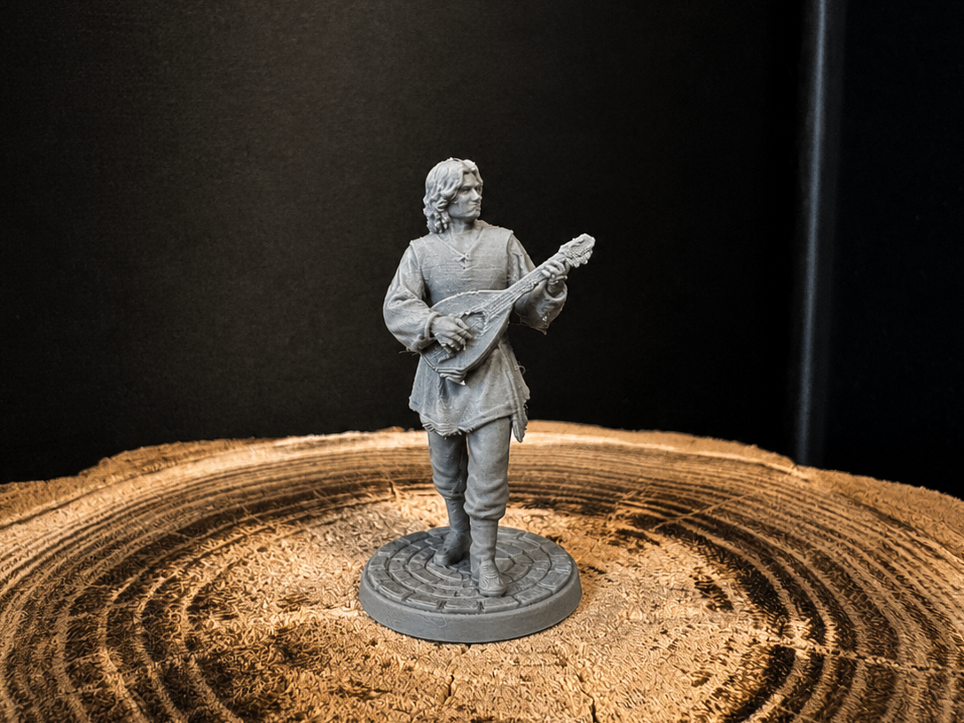 Bard with Lute - DnD Miniature