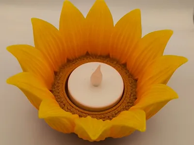 Tealight holder "Sunflower"