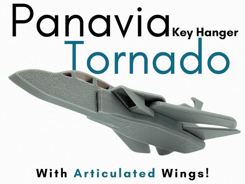 Panavia Tornado Key Hanger with Articulated Wings