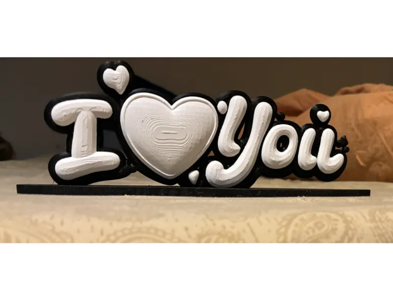 I Love You Display