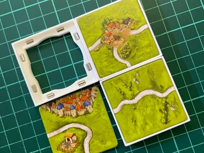 Magnetic Carcassonne Tile Holders