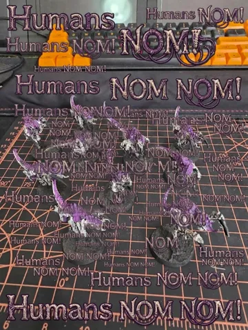 Modelo para impresión 3D: Purple People Eaters Little Biters — vista de referencia 2