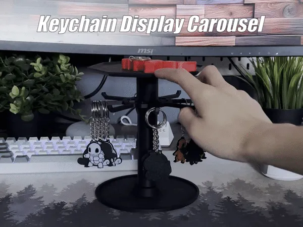 Keychain Display Carousel