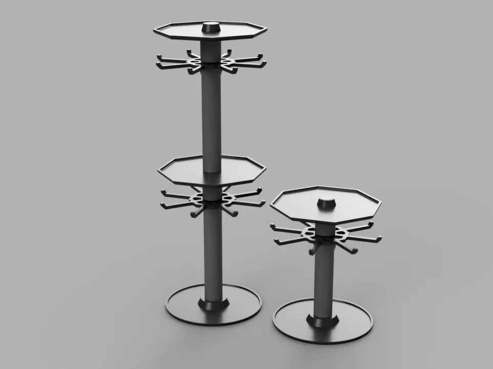 Keychain Display Carousel view 4