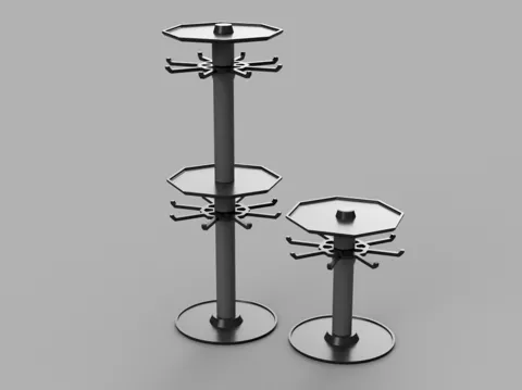Keychain Display Carousel view 4