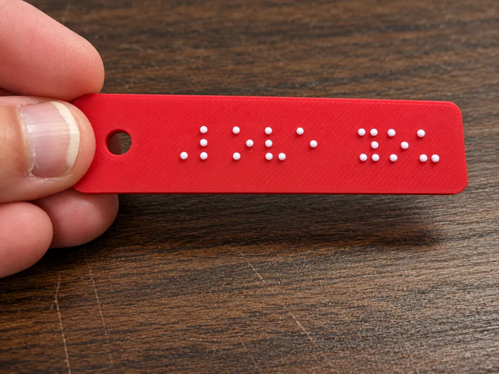 Customizable Braille Sign Generator - 7 Languages - Free 3D Print Model ...
