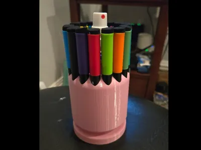 Spinning White Board Expo Marker Holder with Mount