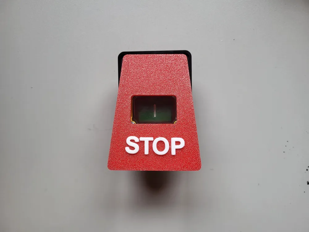 Emergency Stop Flap for ON/OFF Switch - Free 3D Print Model - MakerWorld