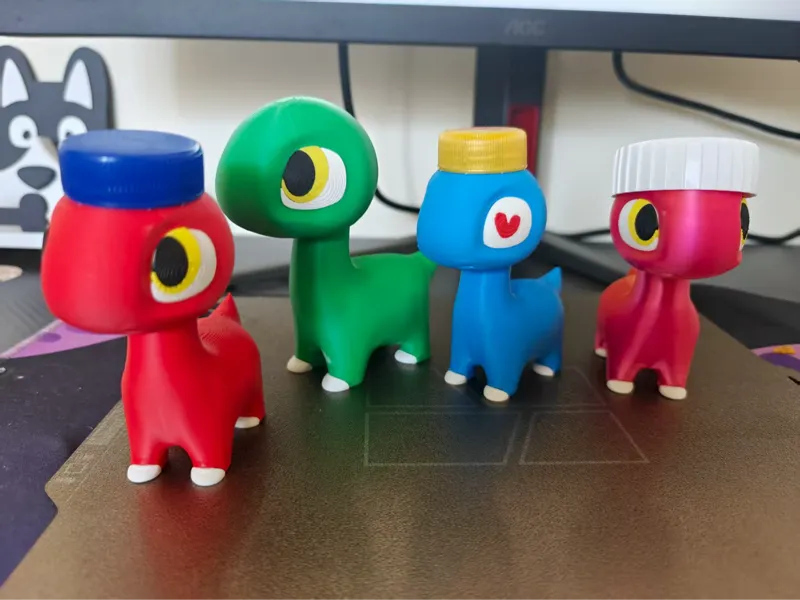 3D打印可爱四脚小恐龙