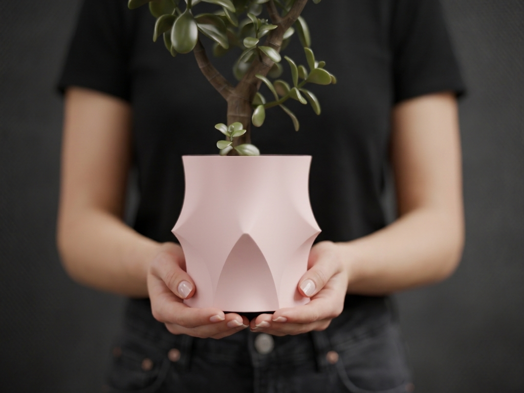 Modern Aesthetic Edged Planter