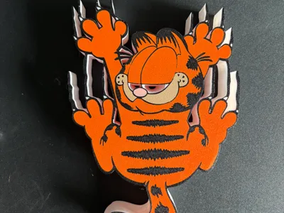 Garfield Wall Art His Eyes Follow You