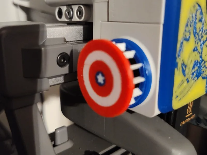 Bambu A1 Mini Captain America Cooling fan cover