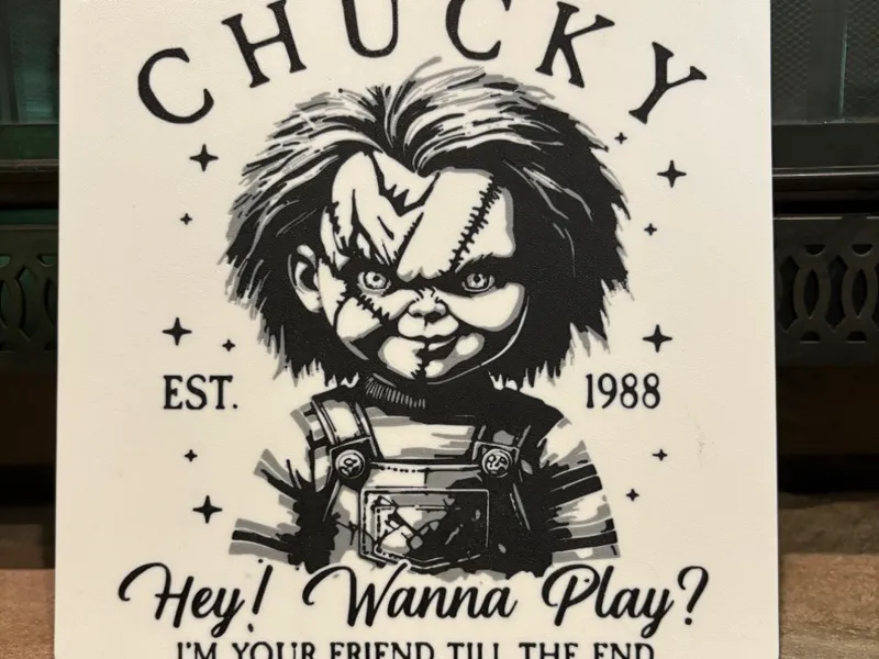 Chucky Wall Sign