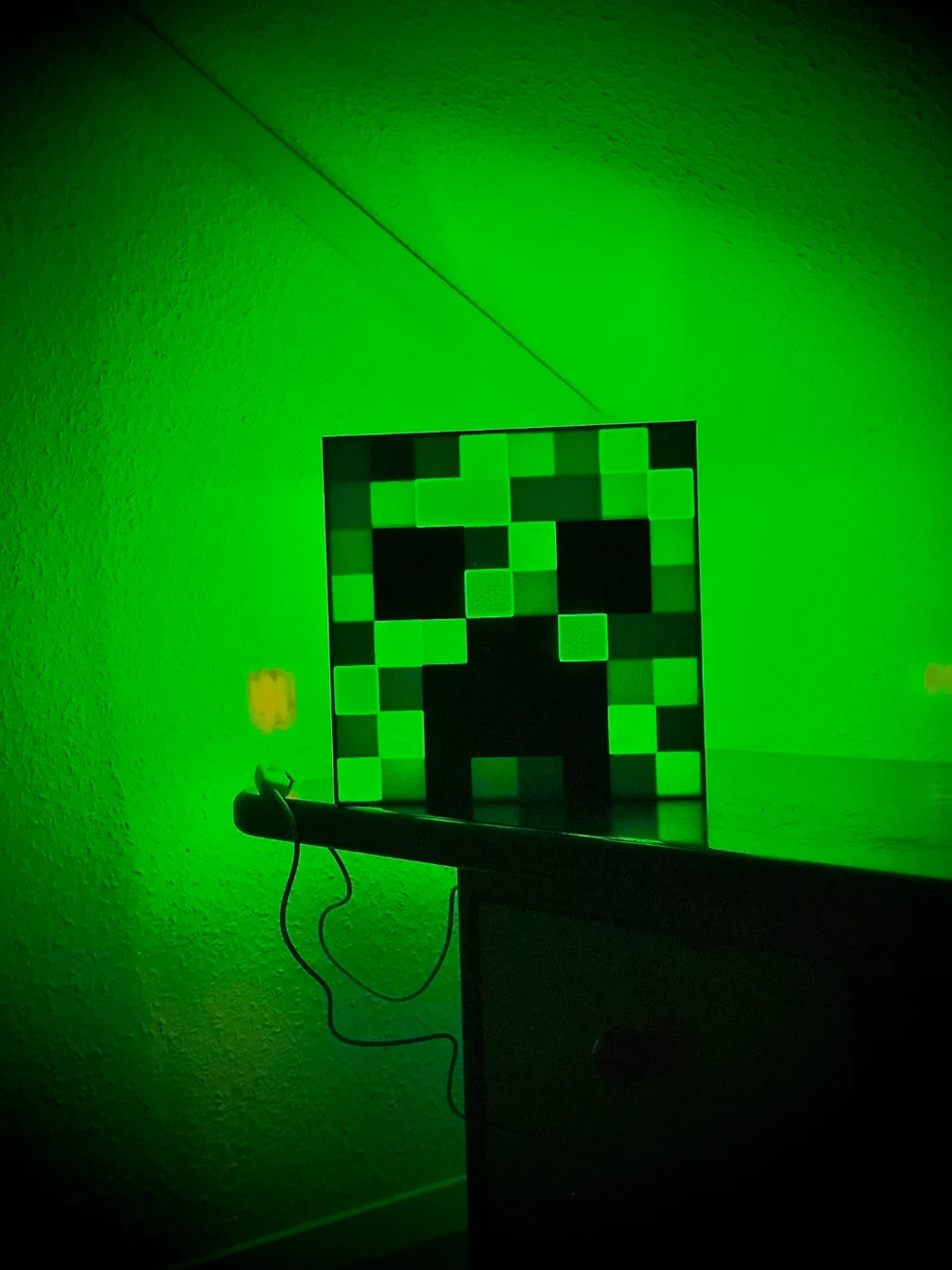 Minecraft Creeper light LED Lamp Kit 001 by MakerWorld