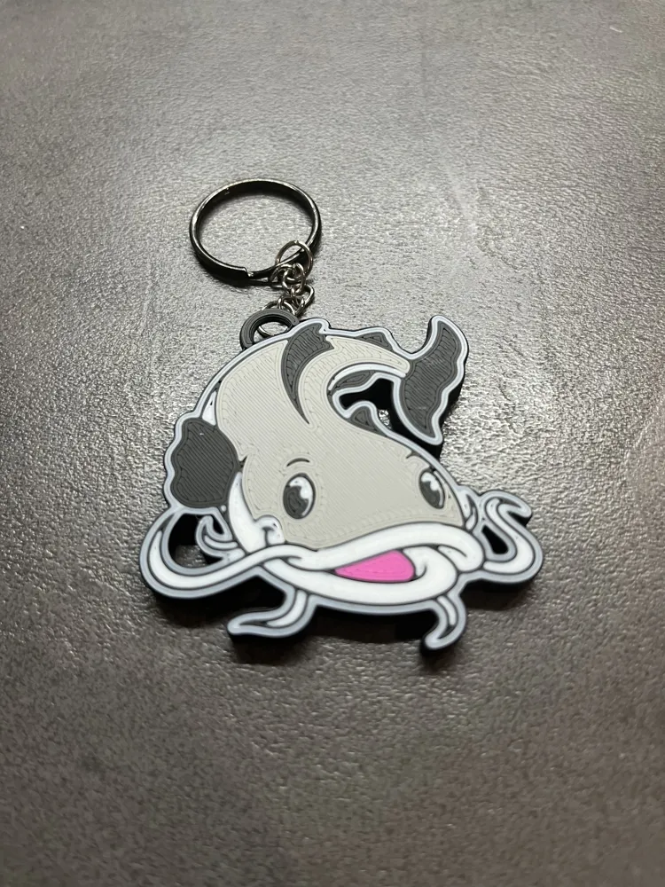 Catfish keychain - Free 3D Print Model - MakerWorld