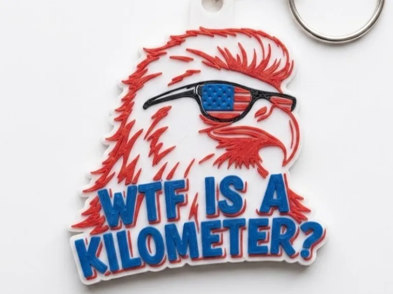 WTF is a Kilometer Keychain
