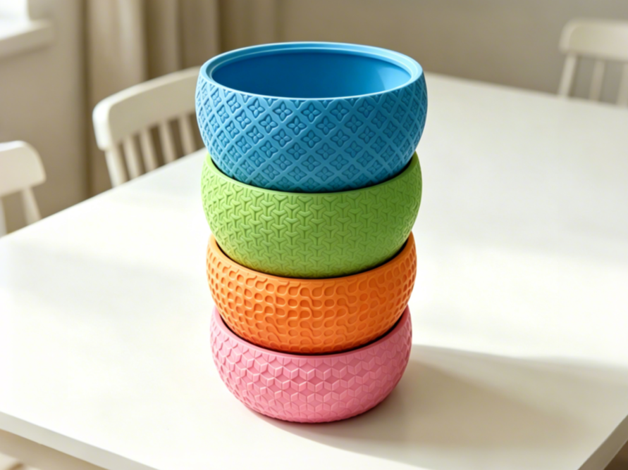178mm可堆叠圆形收纳盒二(Stackable circular storage box 2)