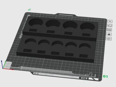 Vape e-Liquid Bottle and XROS cartridge stand