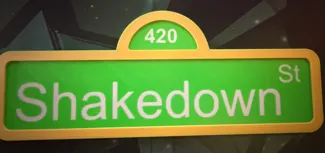 Shakedown Street sign Grateful Dead