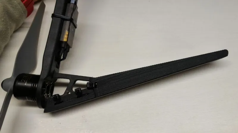 DJI f450 Gamba unybody attacco veloce con fascette