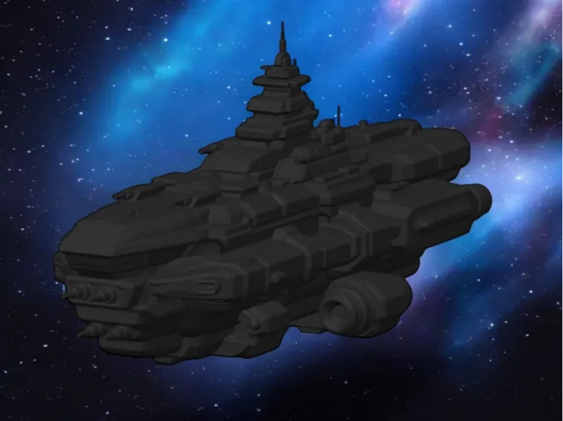 Futuristic BattleShip