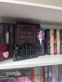 Smut Sign for Bookshelf