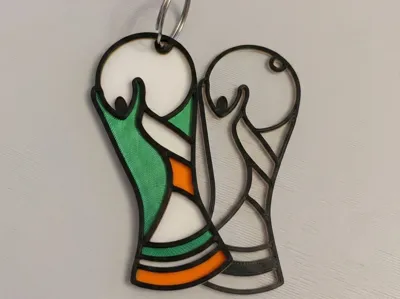 World Cup Key Chain (No AMS, fast print)