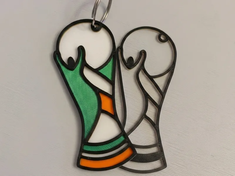 World Cup Key Chain (No AMS, fast print)
