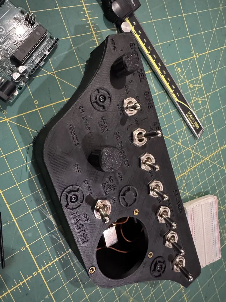 A4E Armament Panel For Sim Flying/DCS - Free 3D Print Model - MakerWorld