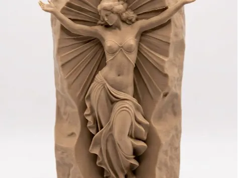 Radiant Venus emerging