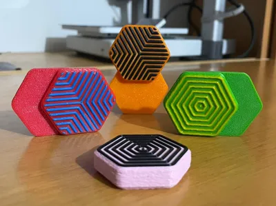 Hexagonal Magnetic Fidget (NO AMS)