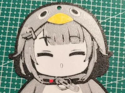 Gugugaga Penguin Administrator Refrigerator Magnet Requires AMS Arknights: Endfield Chibi Cute