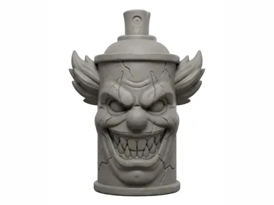 Krylon Killer Clown | Graffiti Art Toy