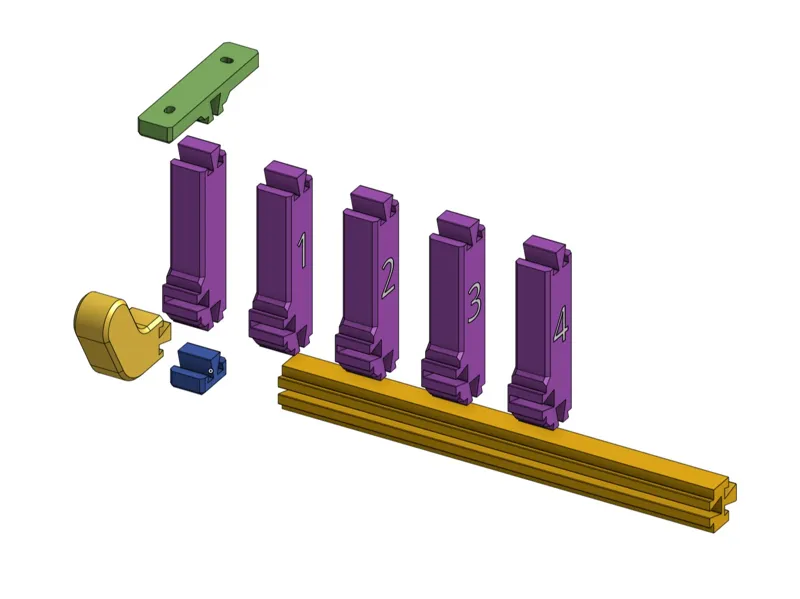 Modular Wall and Ceiling Hook Hanging System