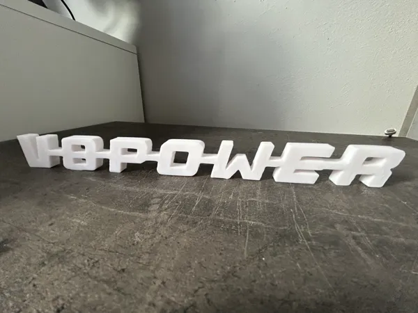 Écusson décoratif SCANIA V8 POWER