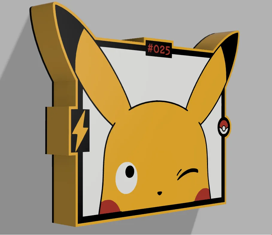 Lampe LED Pokemon Pikachu ( ams / mmu ) by Ch tis Makers - MakerWorld