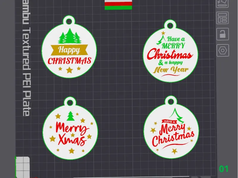 Newyear Series - Christmas Tree Ball Decoration