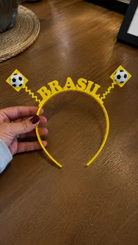 Tiara com Bolas personalizavel