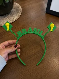 TIARA COM TAÇA PARA IMPRESSÃO