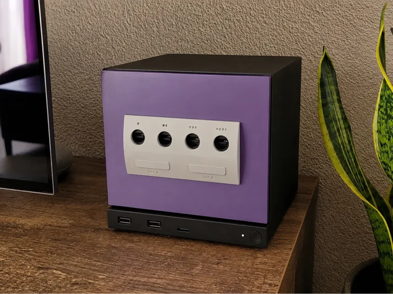 Steam Machine Plate - Game/Gabe Cube