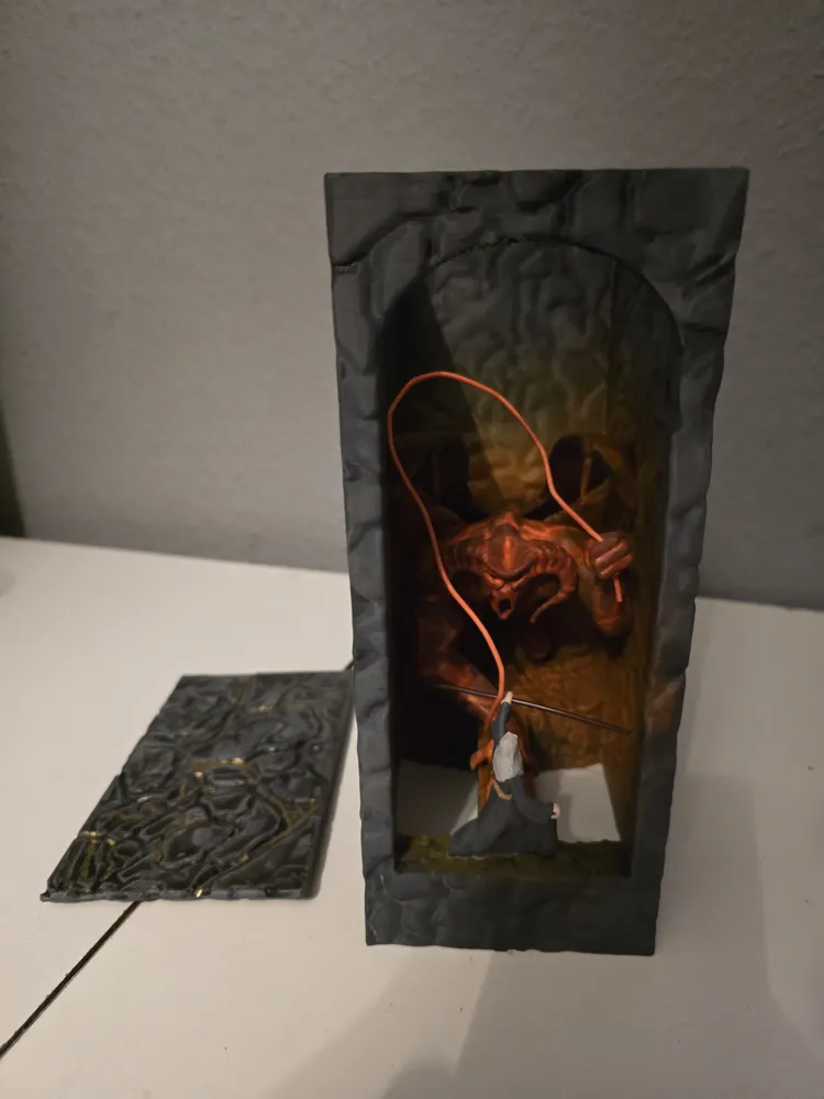 Balrog Booknook - Free 3D Print Model - MakerWorld
