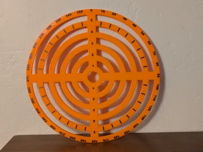 Circular Layout Template / Stencil 8"/12" Diameter