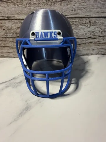 Pieza para disfraz o exhibición: Retro Seattle Seahawks Mini Football Helmet — vista de referencia 4