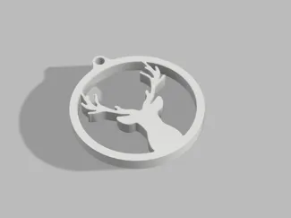Stag Keychain